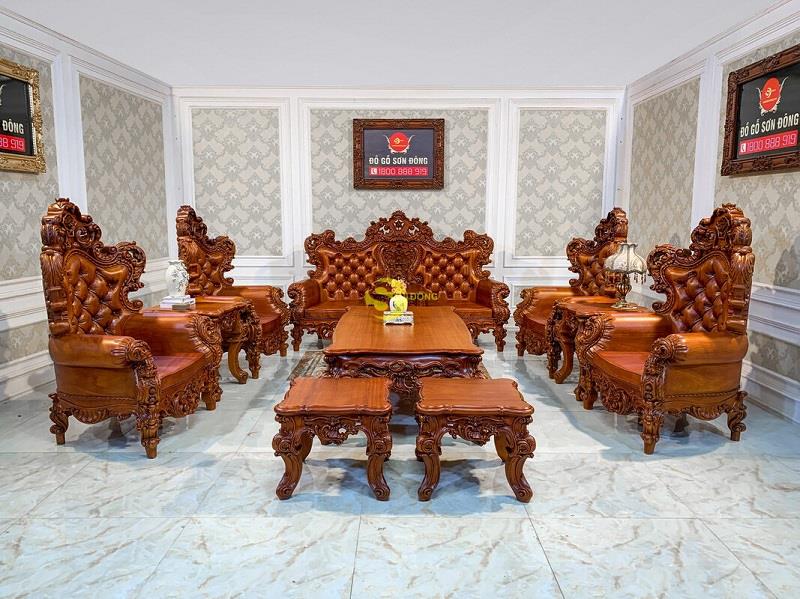 Bộ Sofa Hoàng Gia Luxury Sơn Đông